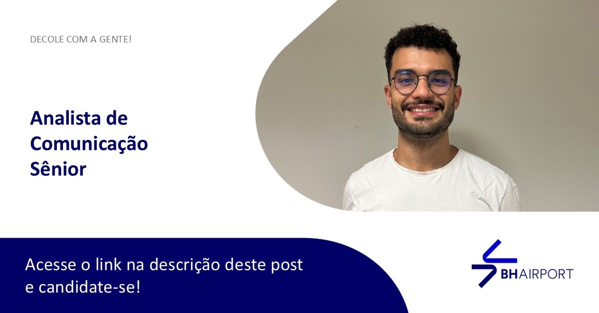 BH Airport | Analista Comunicação SR