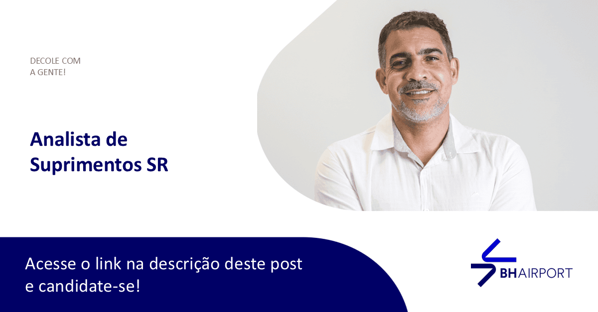 BH Airport | Analista de Suprimentos SR