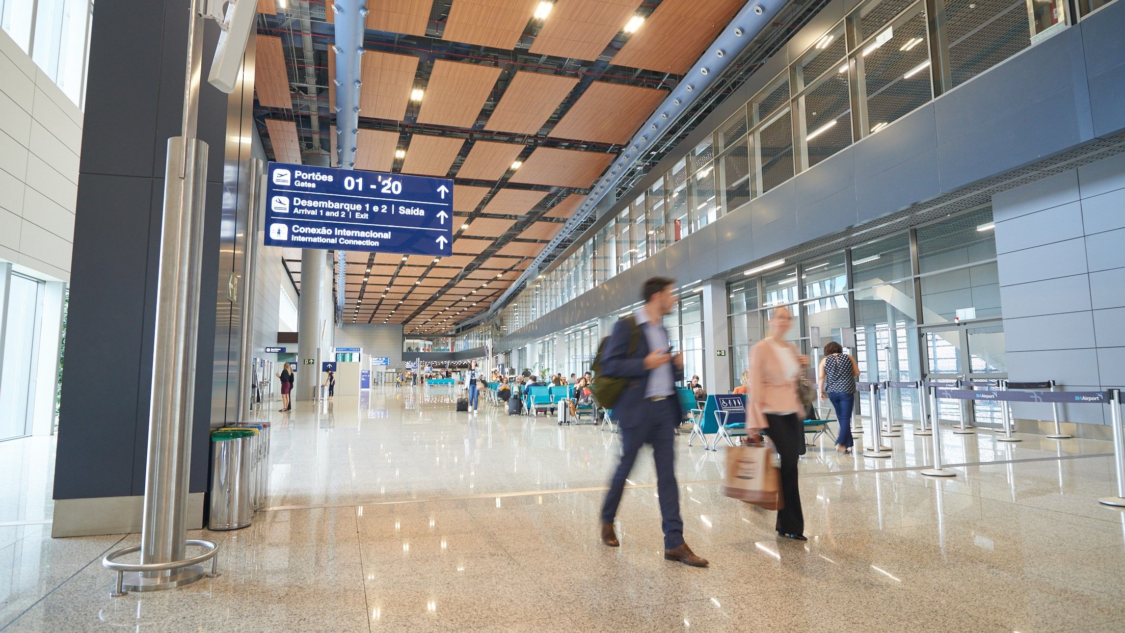 El aeropuerto de BH ha experimentado un crecimiento por encima del promedio nacional del sector.