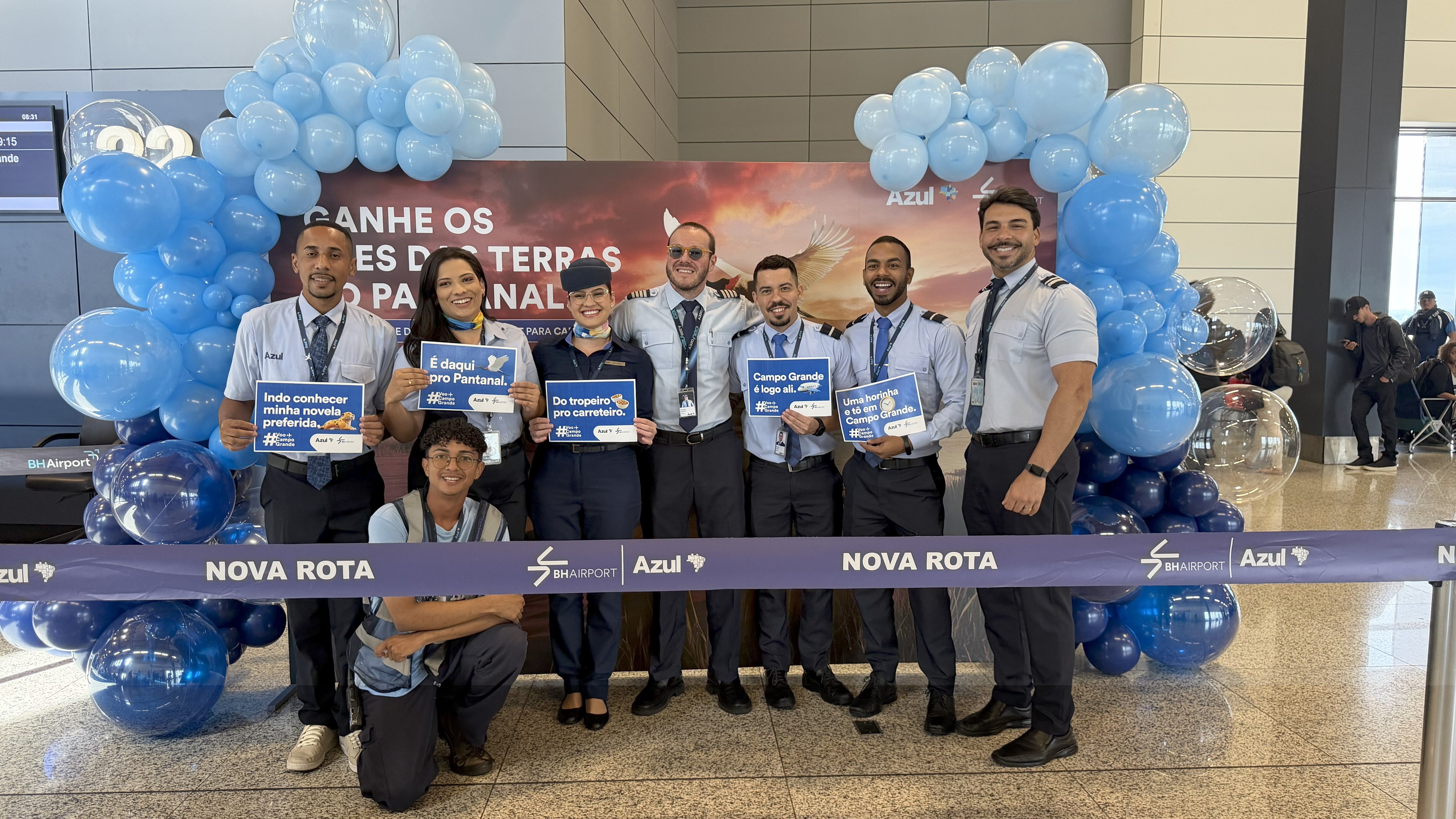 O Brasil visto de Minas: BH Airport inaugura voo para Campo Grande e fica a duas capitais do mapa completo