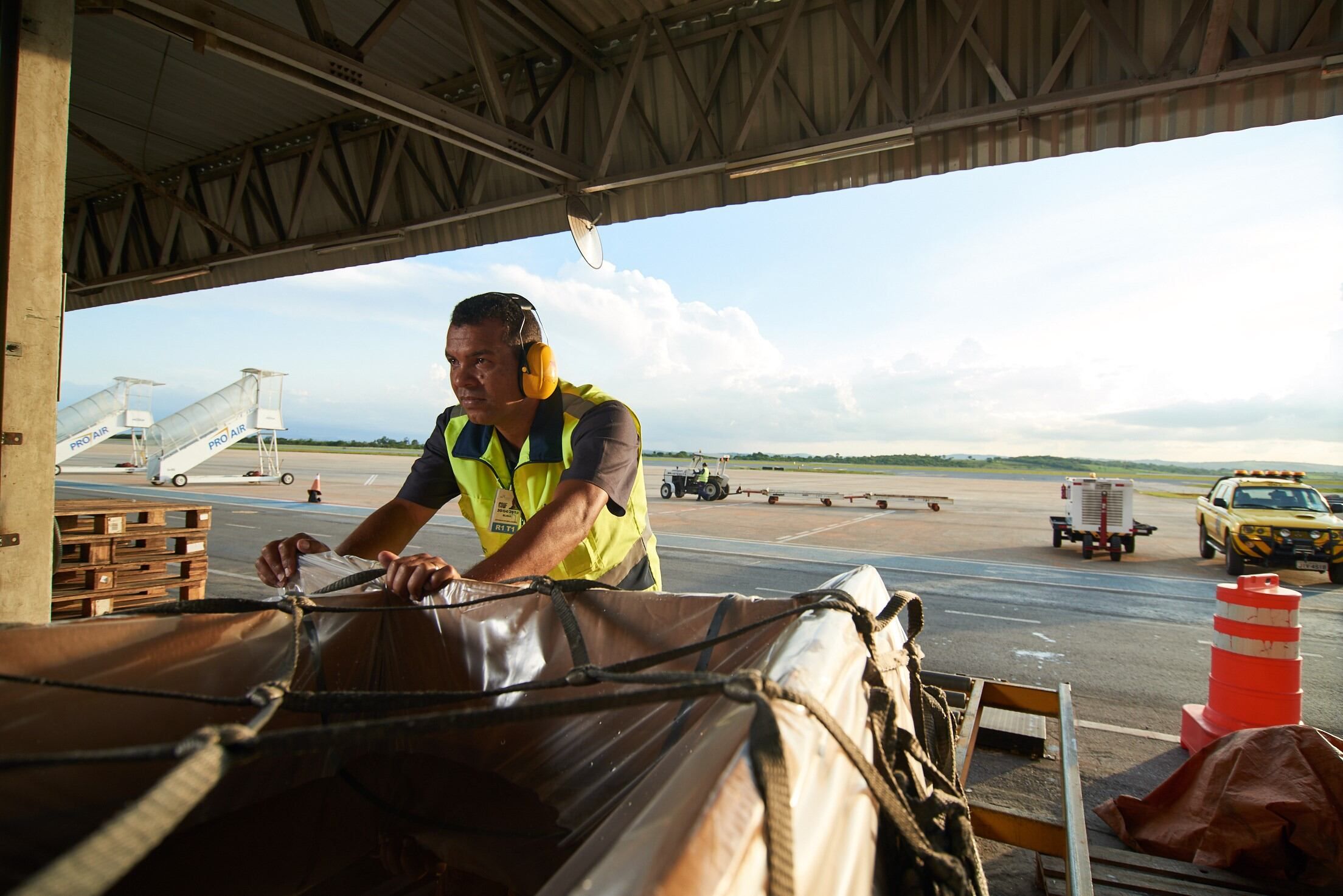 Equipe profissional aeronáutica
