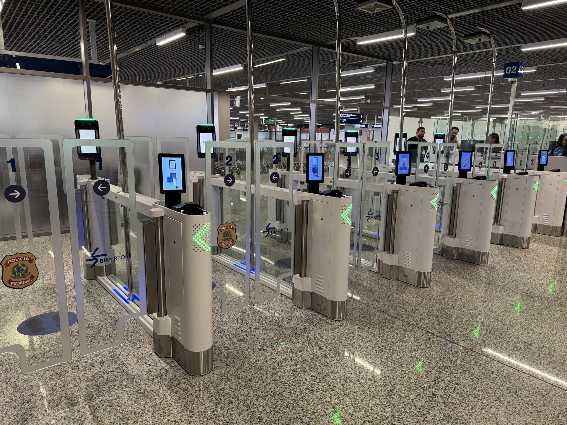 Embarque e desembarque internacional no BH Airport ganham mais agilidade e tecnologia com novo e-gate